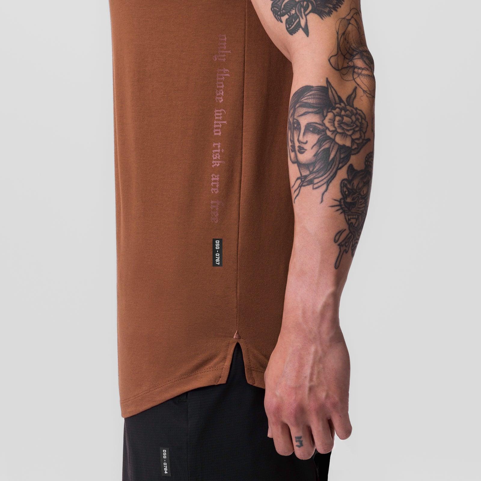 0767. Supima® Established Tee - Rust Product Image