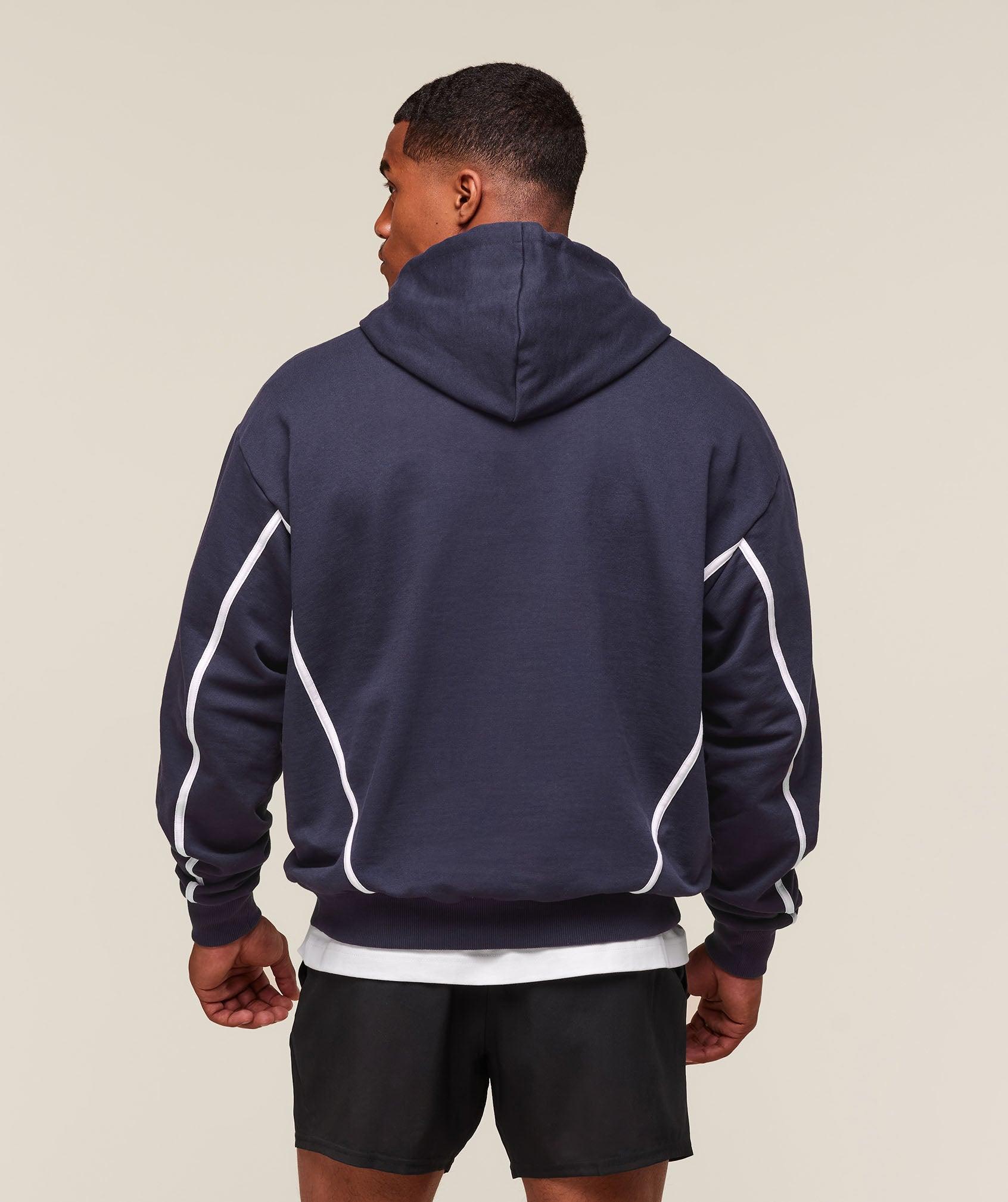 Gymshark GSLC Hoodie - Heavy Blue Male Product Image