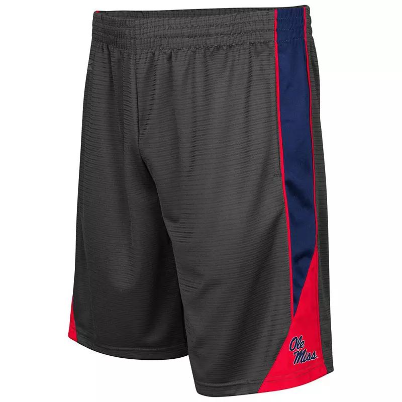 Men's Colosseum Charcoal Ole Miss Rebels Turnover Shorts,  Product Image