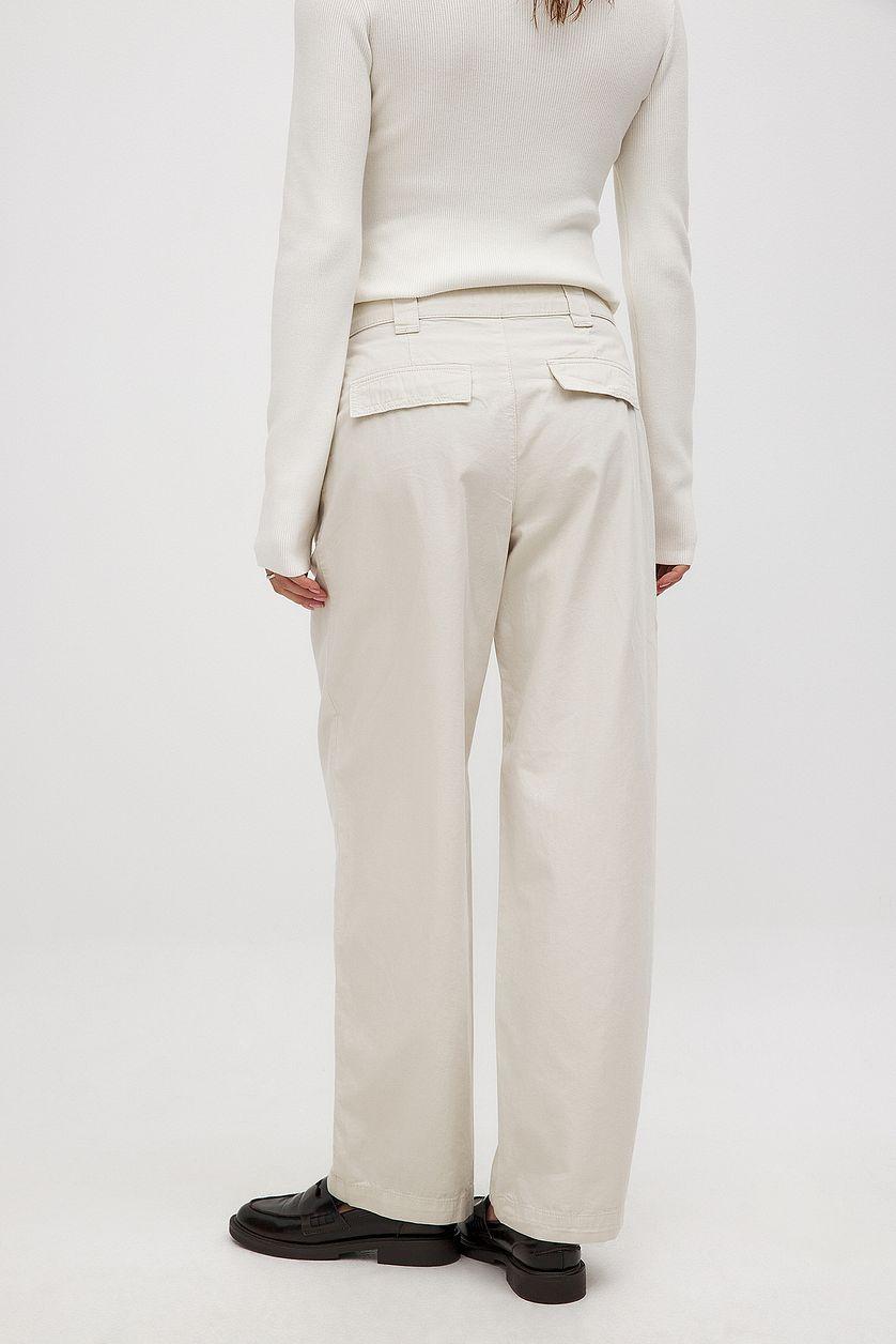 Relaxed Cargo Pocket Cotton Pants Product Image