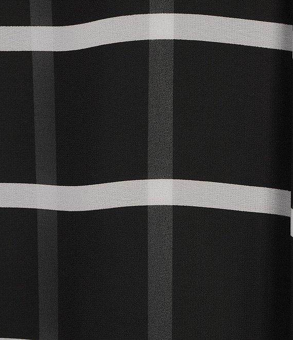 Slim Factor by Investments Elbow Sleeve Crew Neck Double Layer Top Product Image