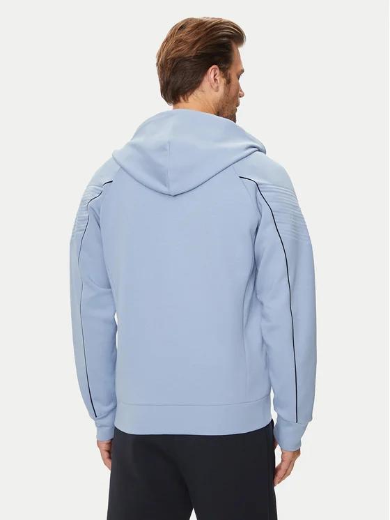 Boss Stretch cotton hoodie with Embossed Artwork Product Image