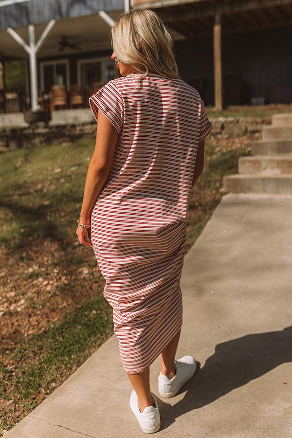Sweet Tea Sippin' Stripe Maxi Dress Product Image