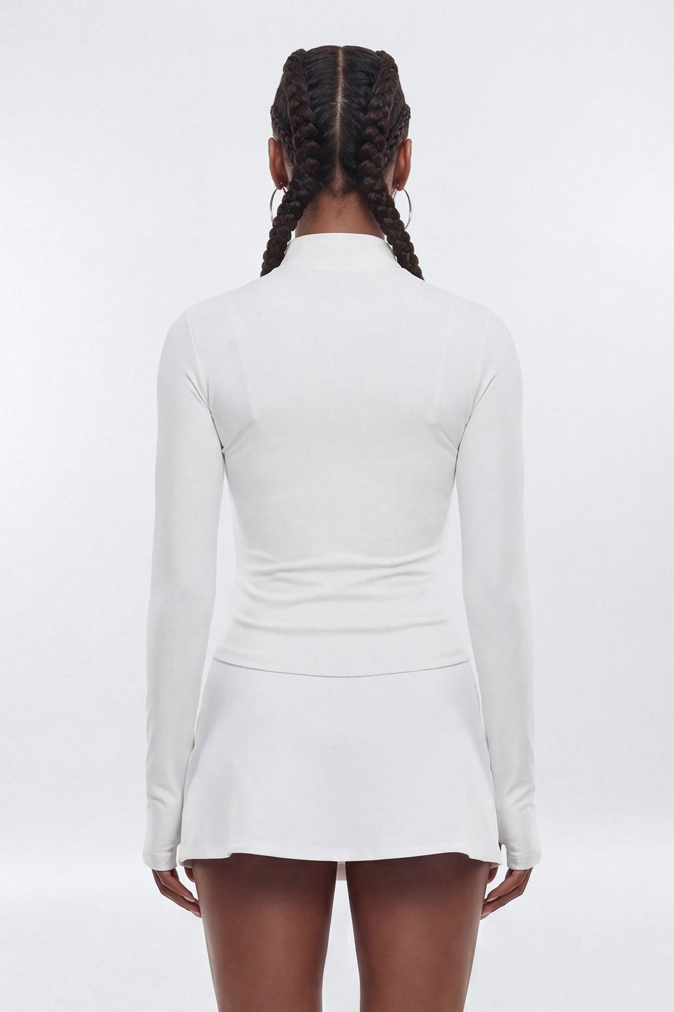 CloudForm™ Long Sleeve Full Zip Jacket - Bright White Female Product Image