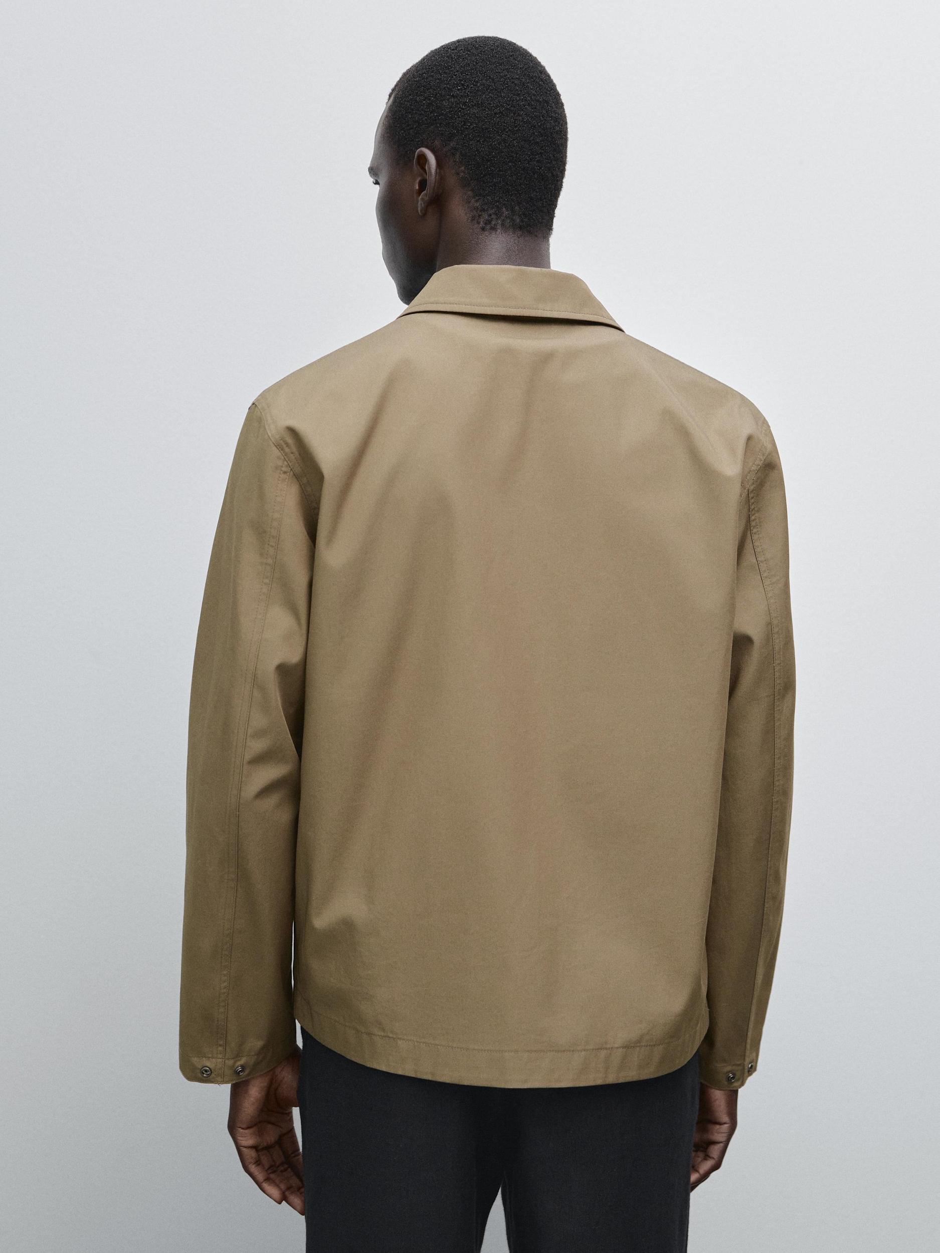 100% cotton jacket with pockets Product Image