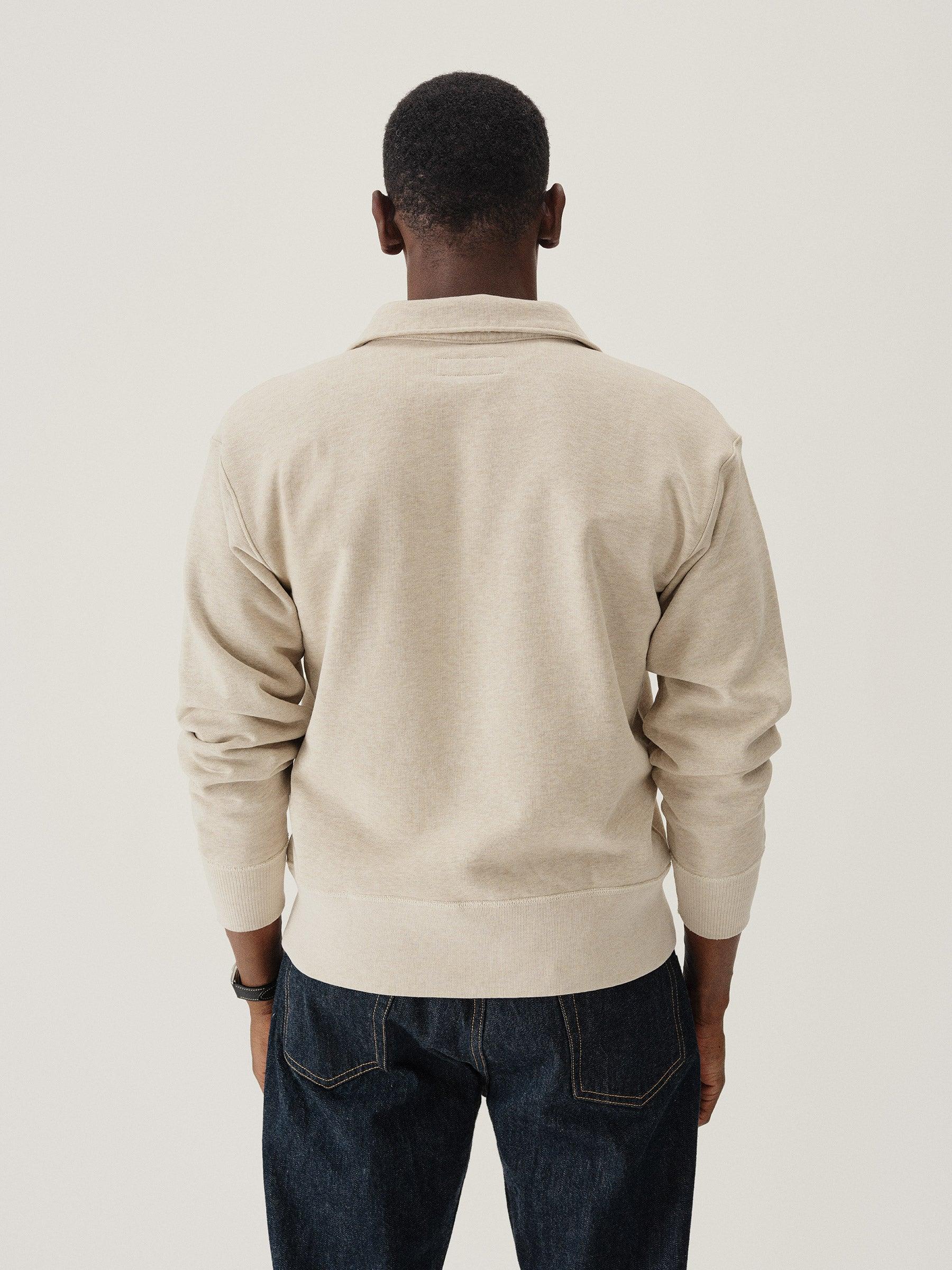 Heather Oat Welterweight Quarter Zip Product Image