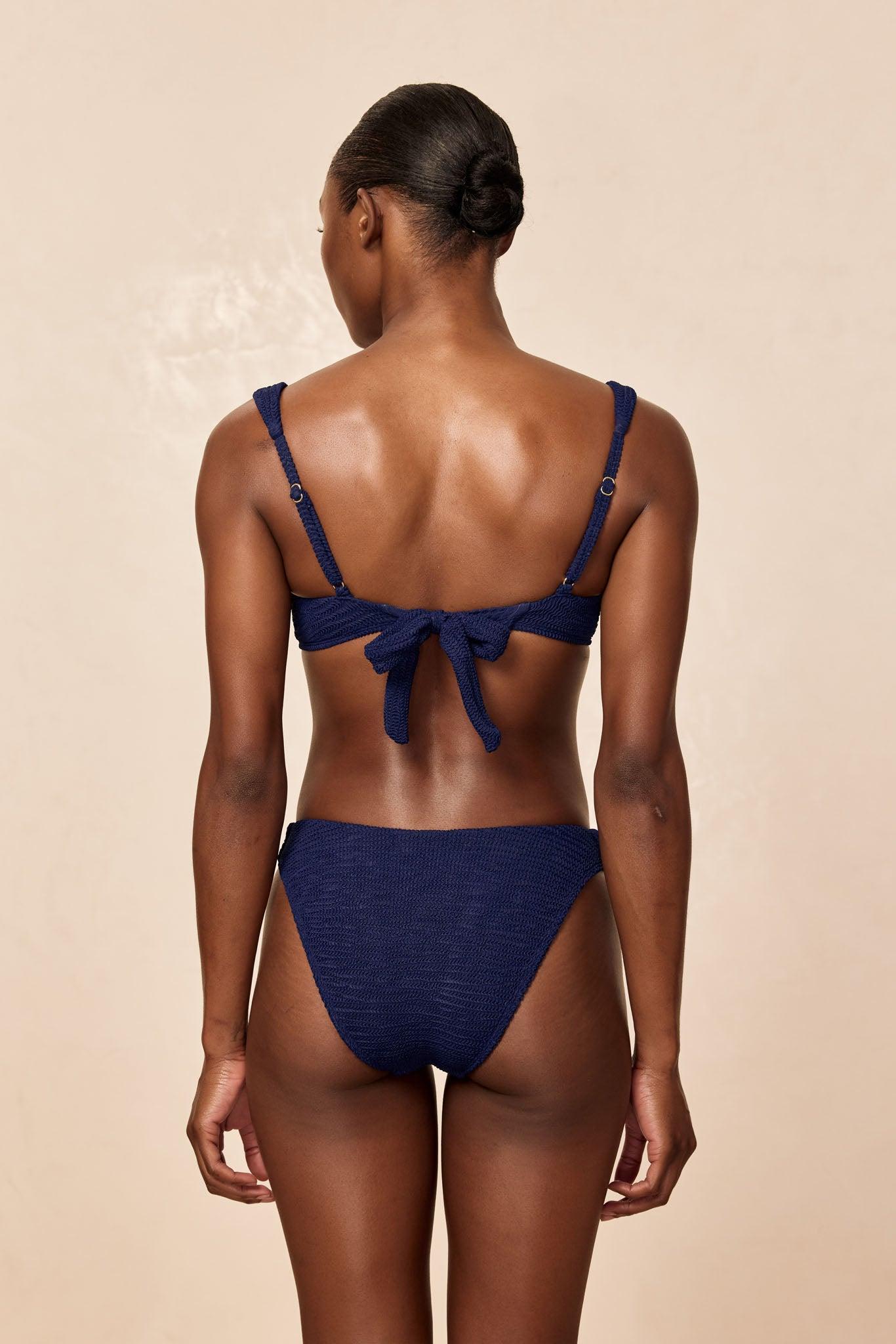 Seychelles Bottom - Midnight Crinkle (Modest Coverage) Product Image