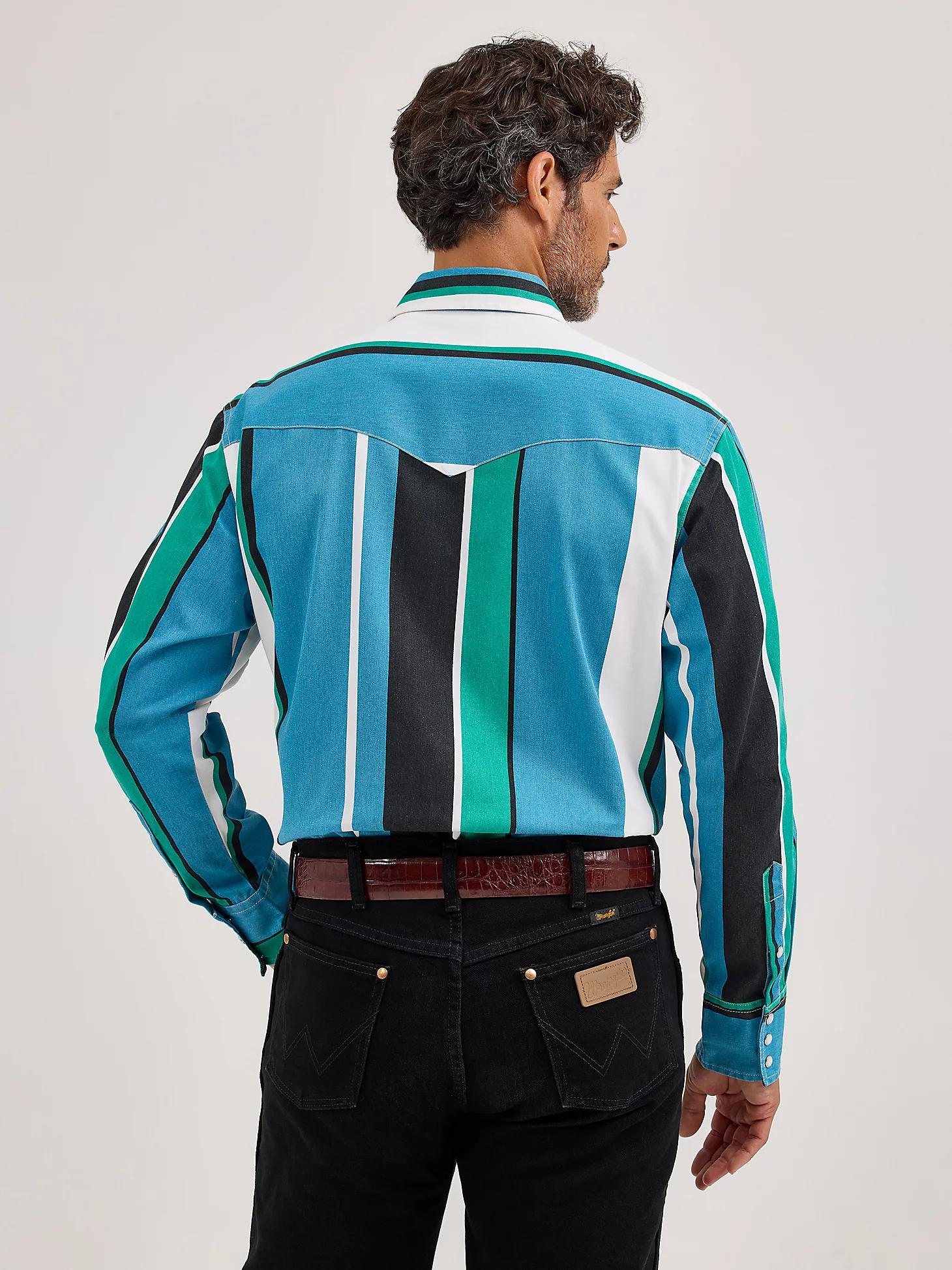 Vintage-Inspired Brushpopper Western Snap Workshirt | Men's SHIRTS | Wrangler® Product Image