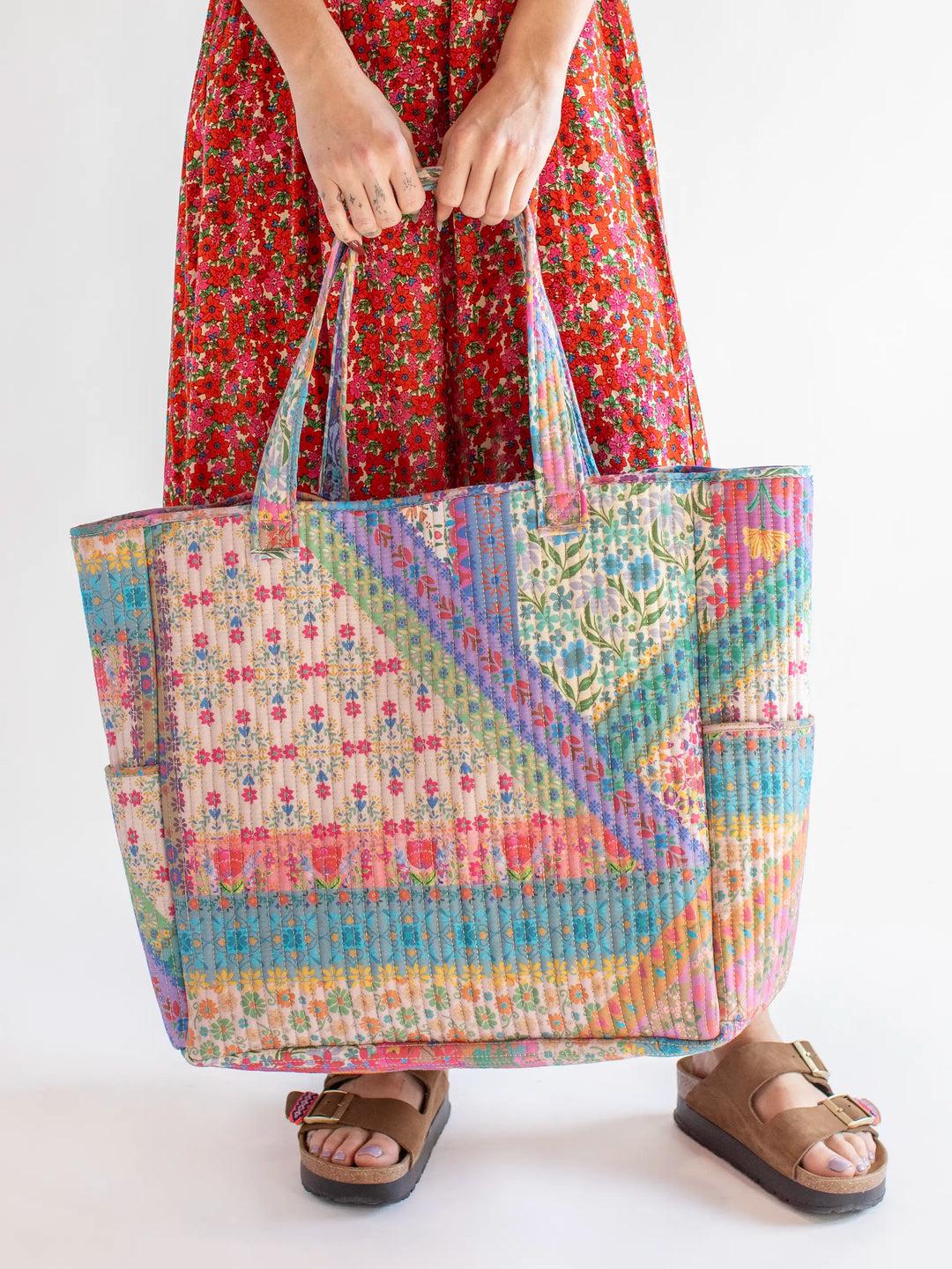 Reversible Quilted Tote Bag Product Image