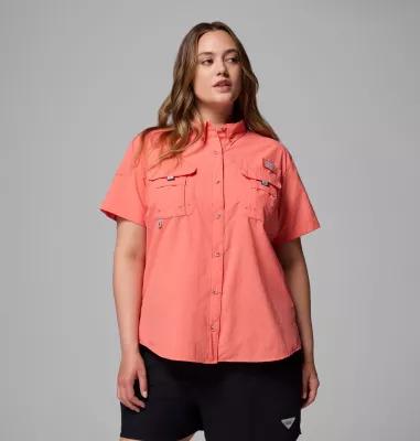 Columbia Womens PFG Bahama Short Sleeve Shirt - Plus Size- Product Image