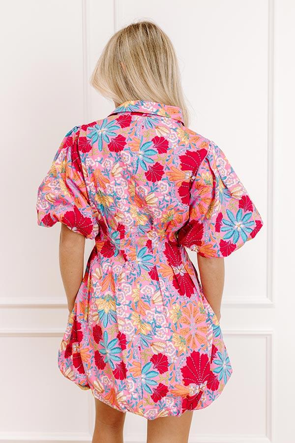 Vacay Cocktails Floral Mini Dress Product Image