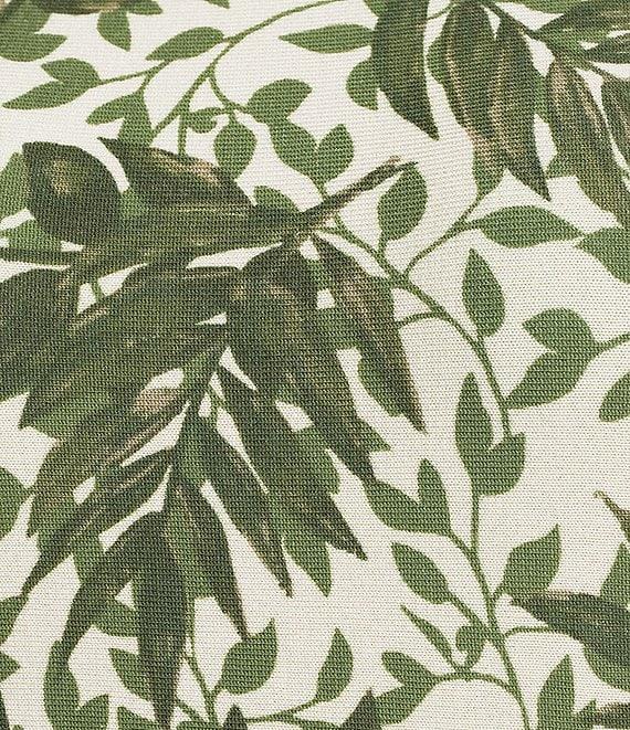 Investments Plus Layered Leaves Long Sleeve Boat Neck Pullover Sweater Product Image