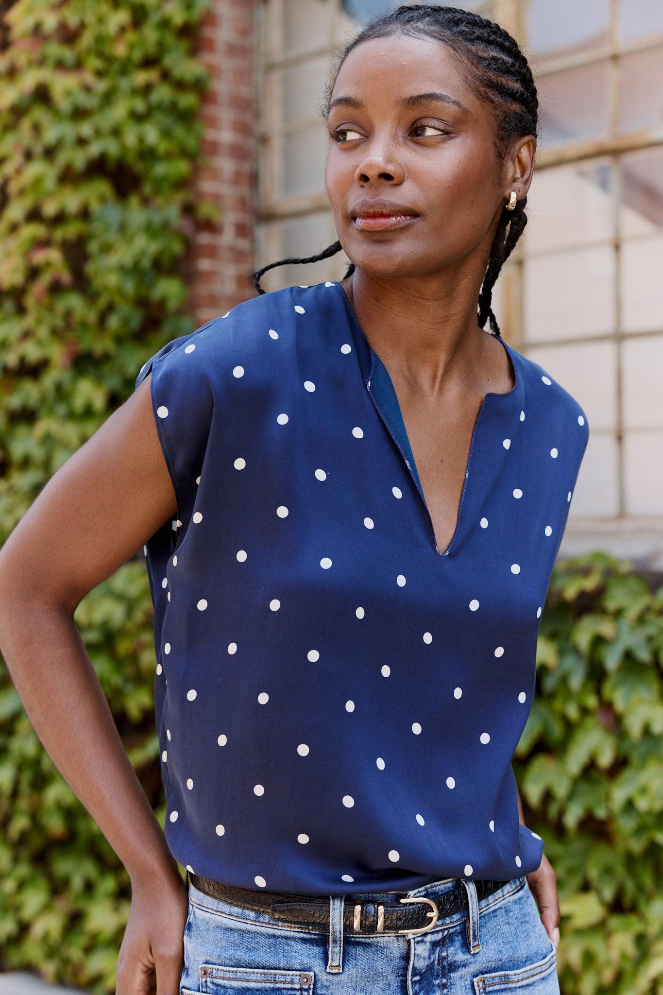 The All Day Washable Silk Top Product Image