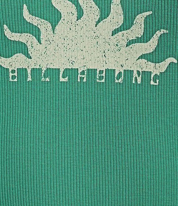 Billabong New Beginnings Cropped Graphic Tank Top Product Image
