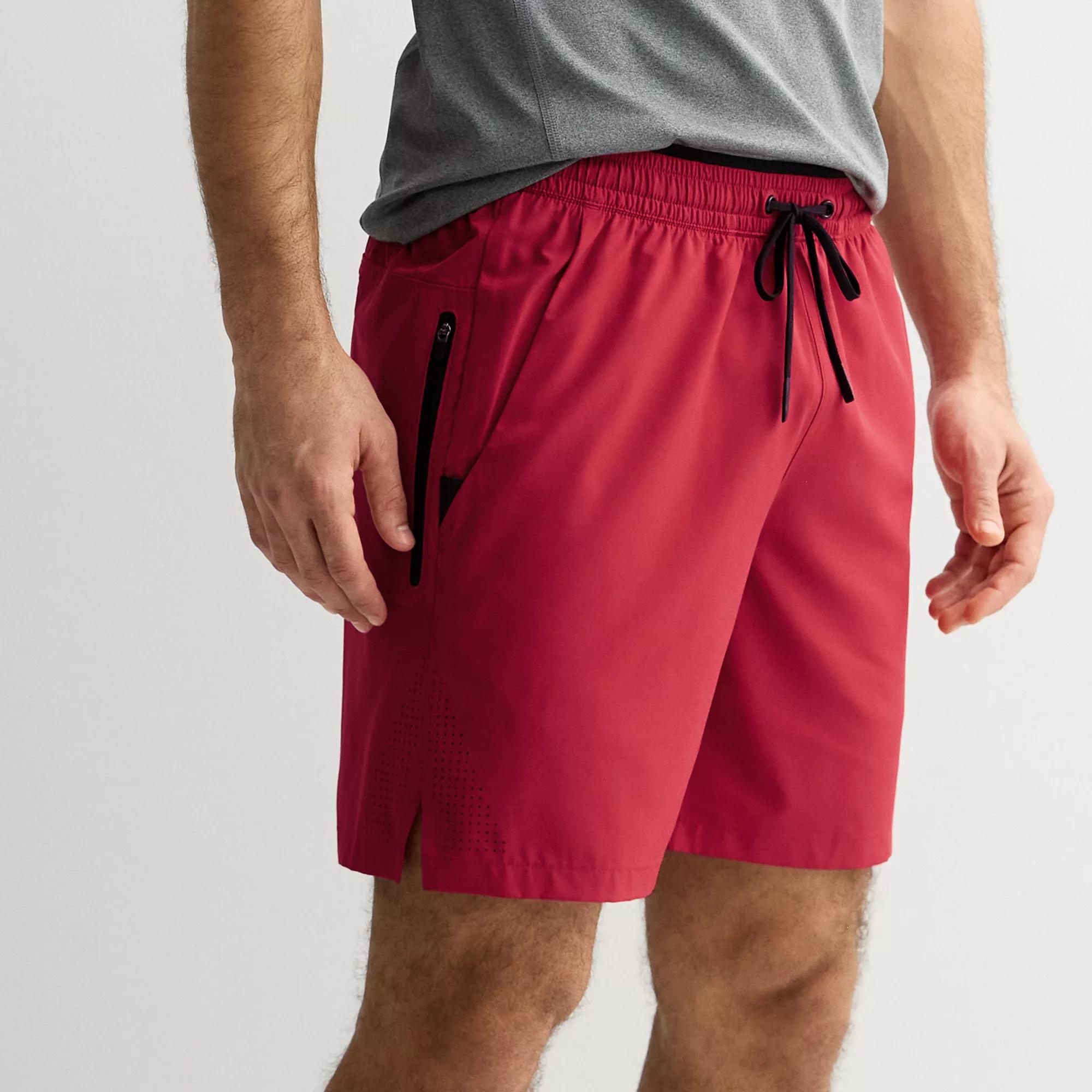 Men's Tek Gear® 7 in. Training Shorts, Size: XXL, Red Flower Product Image