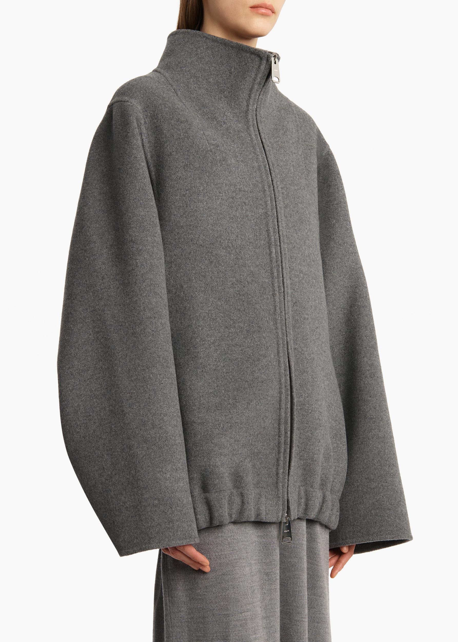 Garret Jacket in Grey Melange Product Image