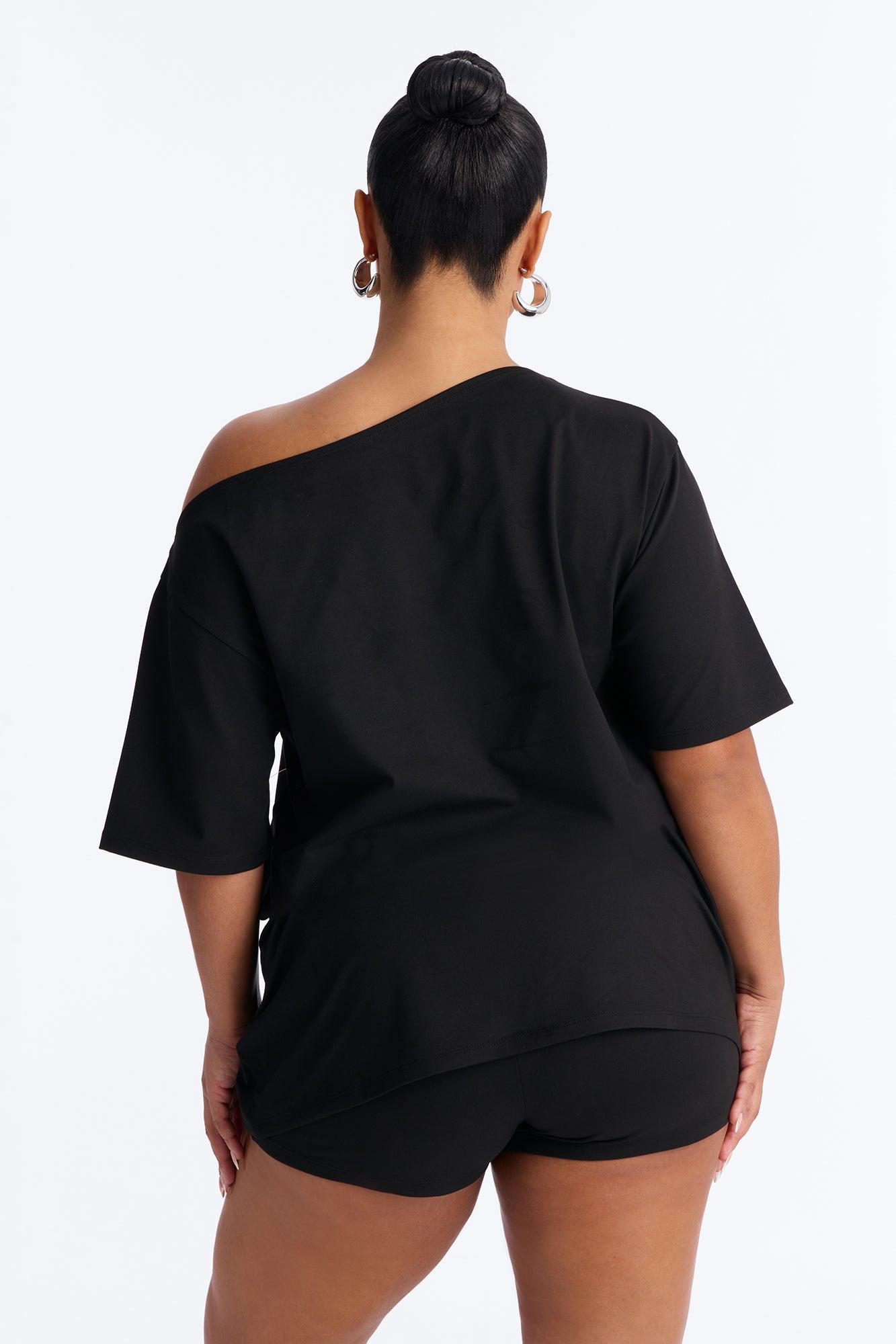 Tupac Against All Odds PJ Short Set - Black/White Female Product Image