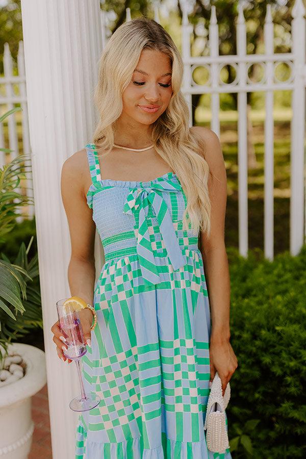 Picnic Chic Smocked Midi Dress Product Image
