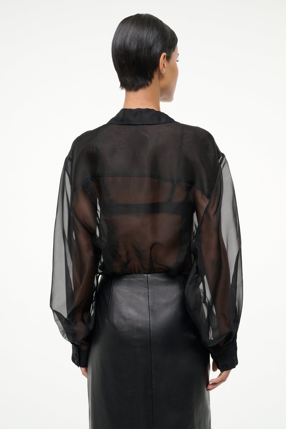 EVE SILK BODYSUIT | BLACK Product Image