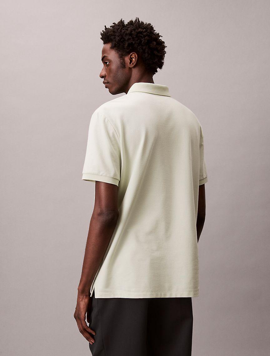 Tech Pique Zip Polo Shirt Product Image