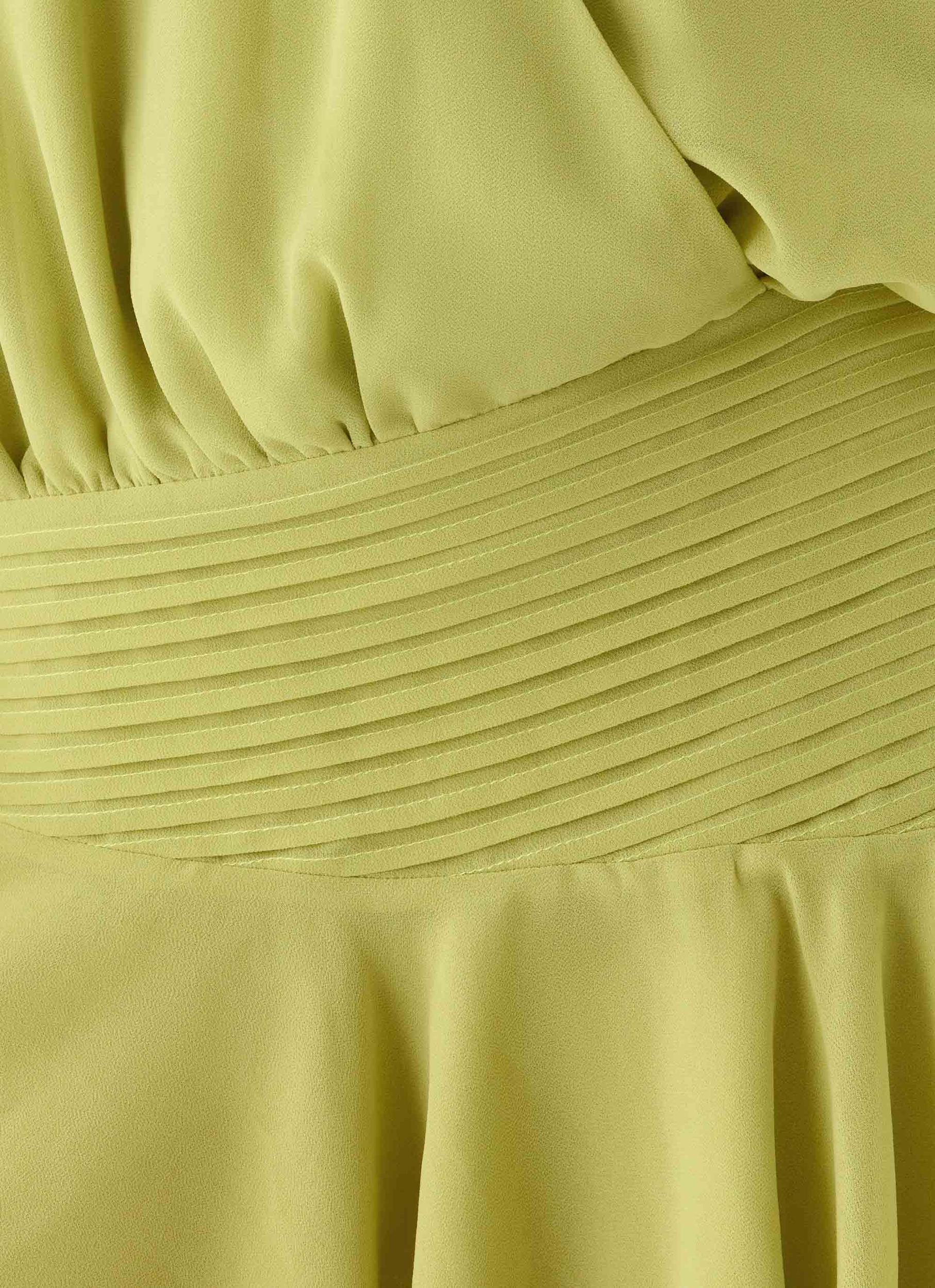 Solo In Soho Mini Dress - Lime Product Image