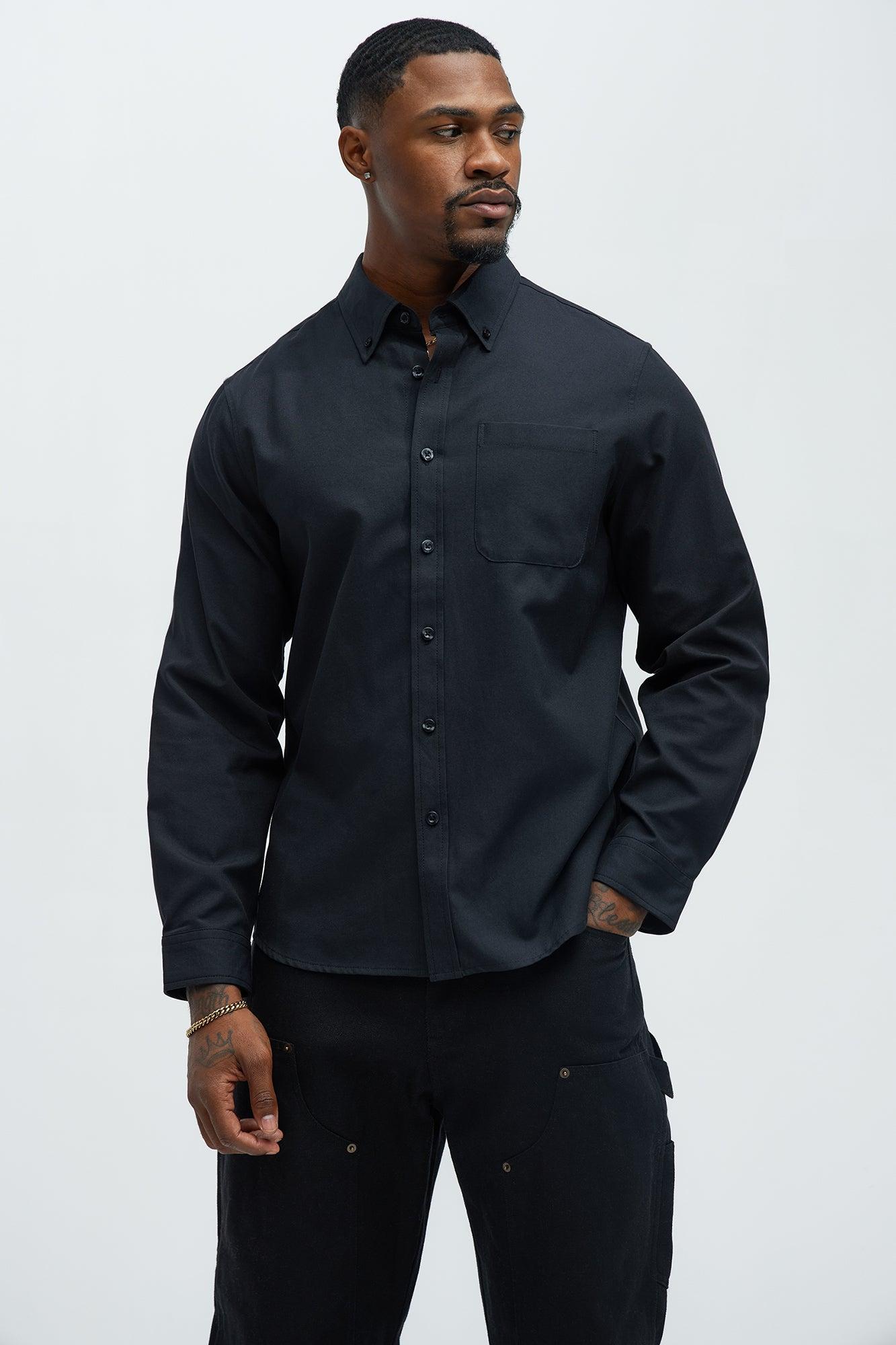 Oxford Classic Shirt - Black Product Image