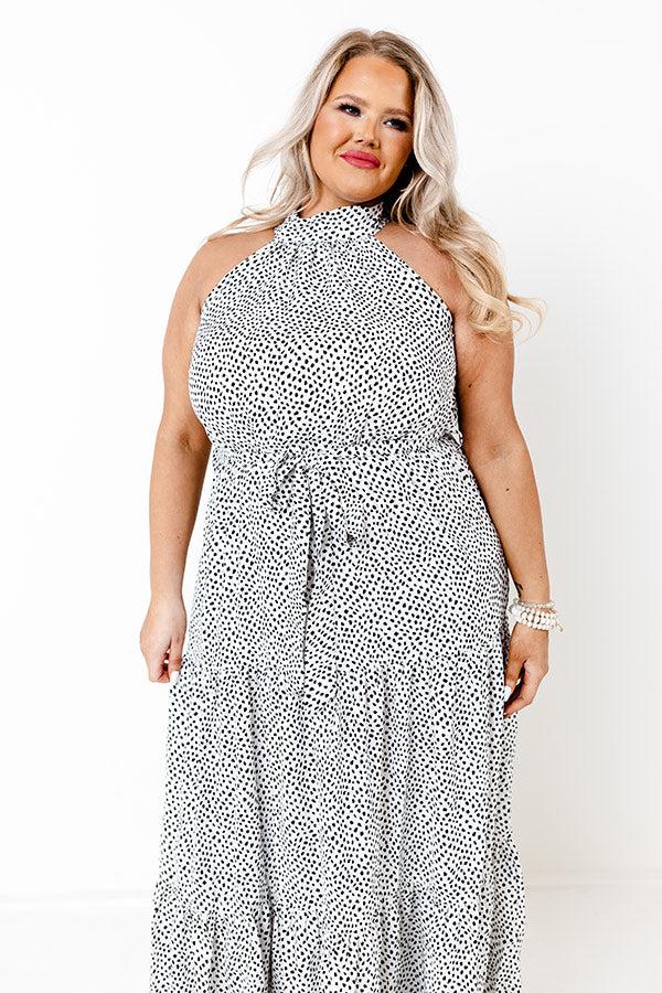 Really Dreamy Maxi In White Curves Product Image
