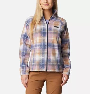 Columbia Womens Benton Springs Printed Full Zip Fleece Jacket- Product Image
