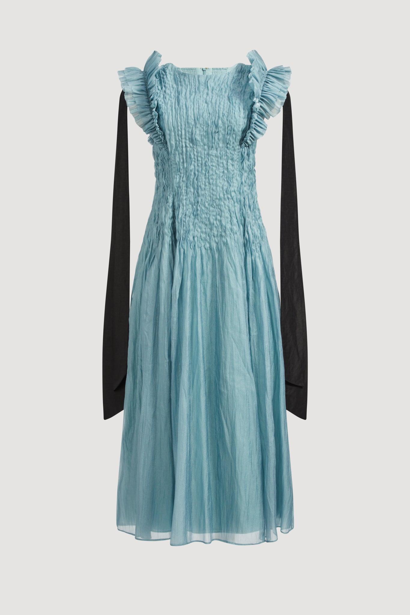 Mathilde Maxi Dress-DUCK EGG / 4 Product Image