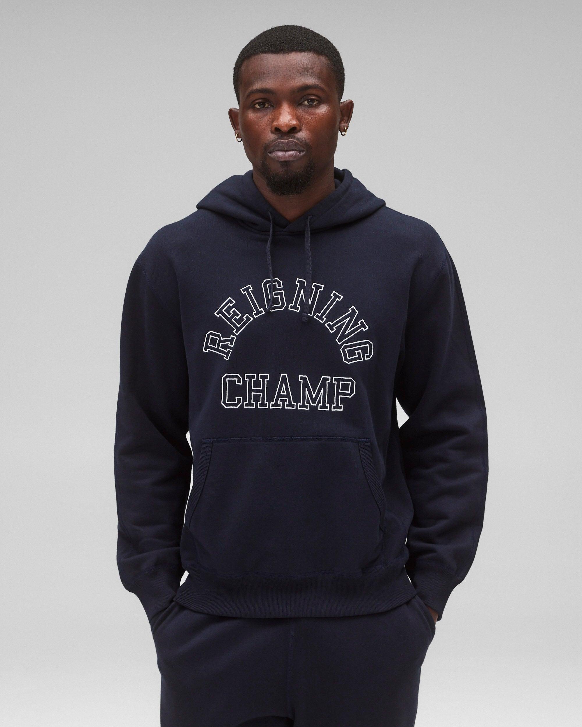 Midweight Terry Arch Logo Standard Hoodie Male Product Image