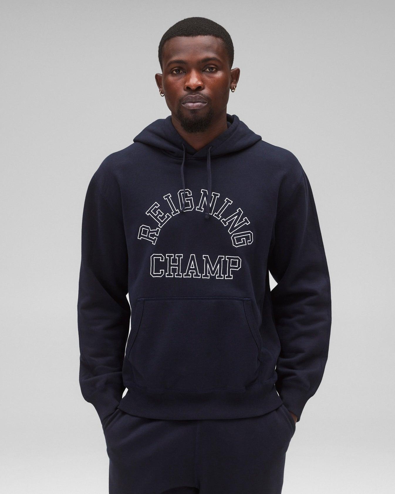 Midweight Terry Arch Logo Standard Hoodie Male Product Image