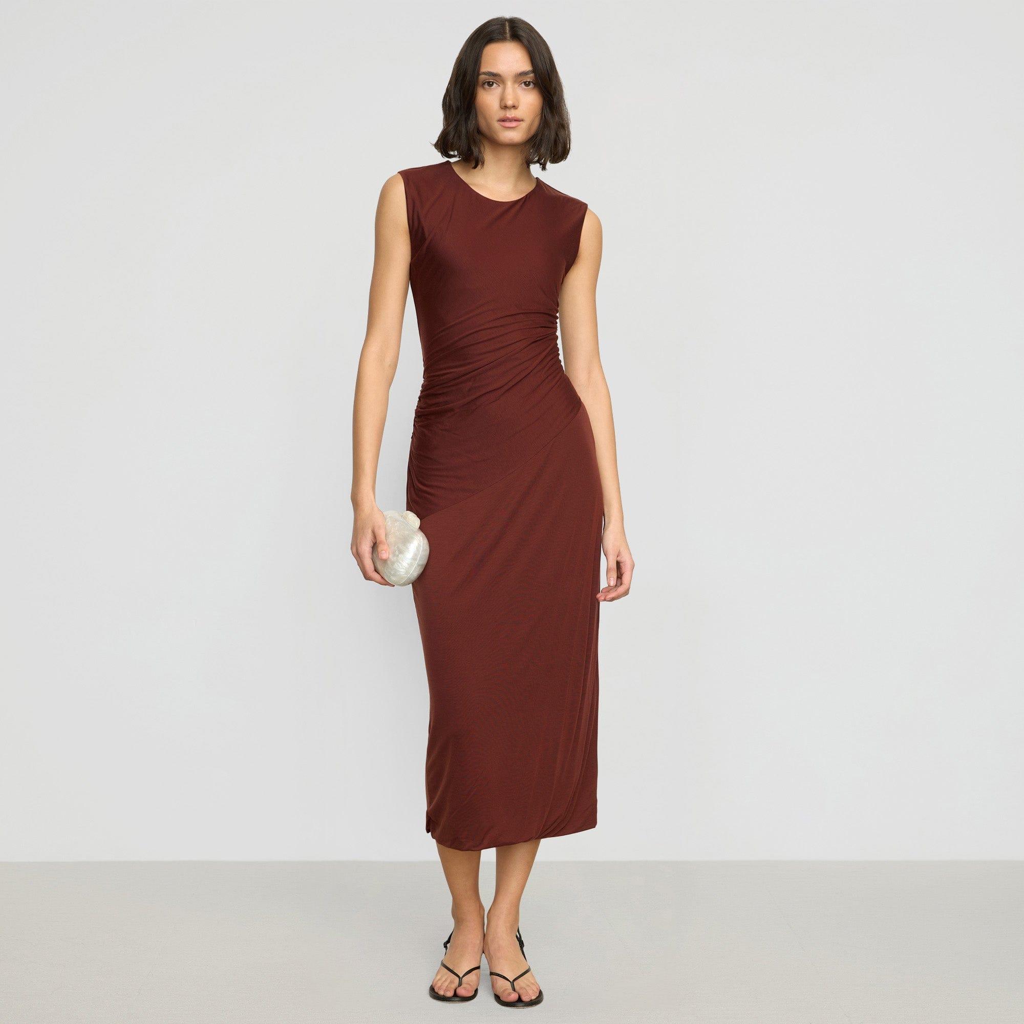 Rowena Twisted Tencel Jersey Dress Product Image