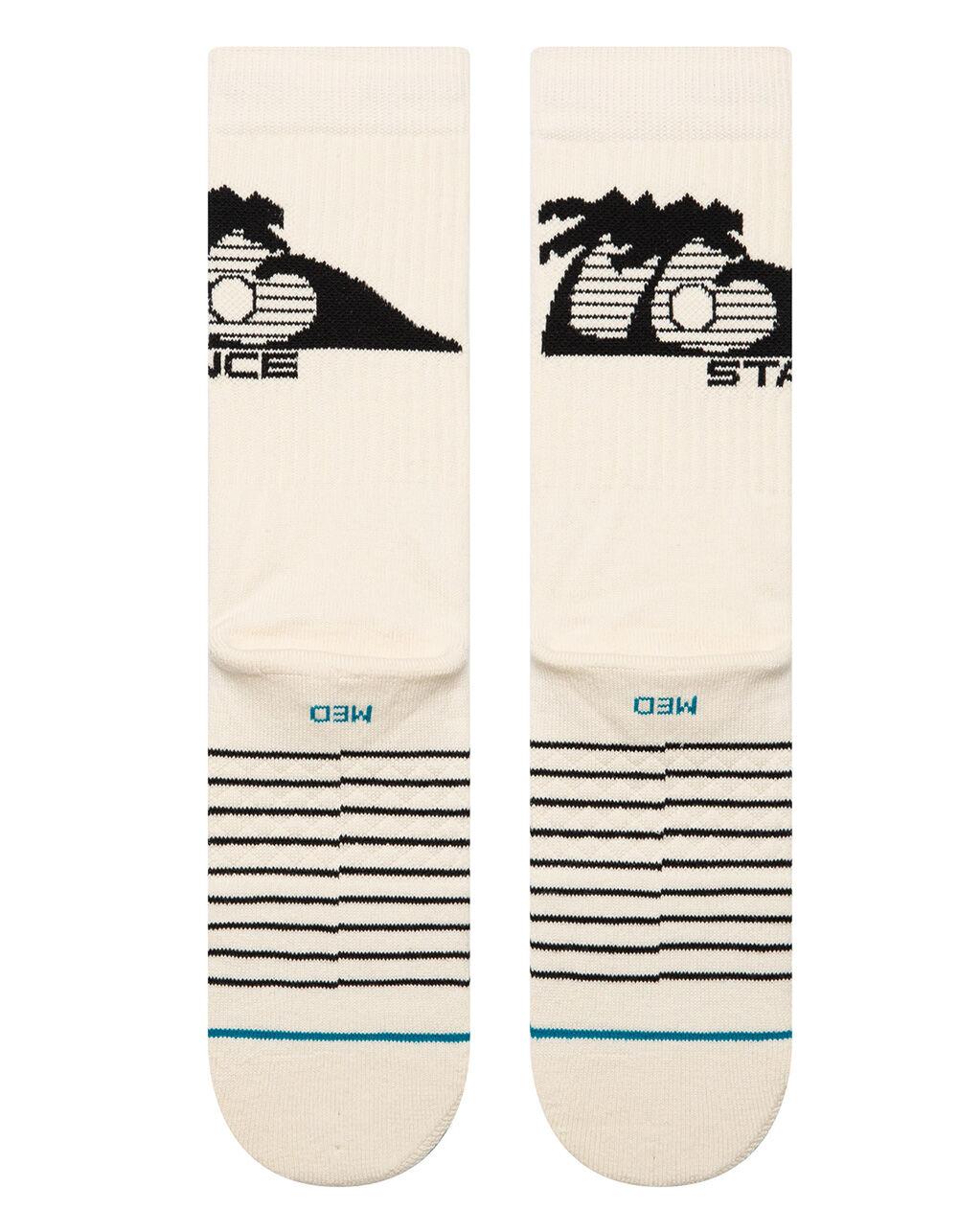 STANCE Street Sign Mens Crew Socks - NATURAL Product Image