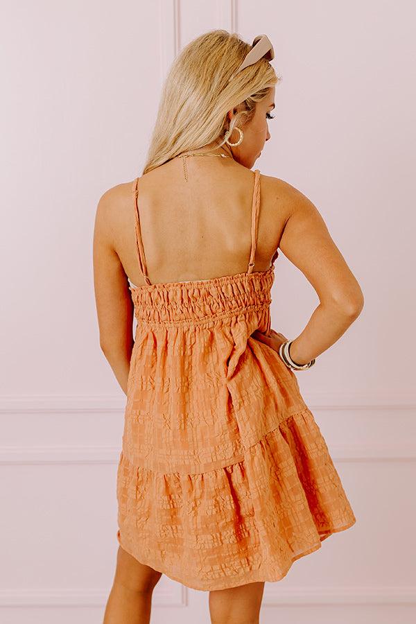 Sweeter Than Sunshine Babydoll Dress In Nectarine Product Image