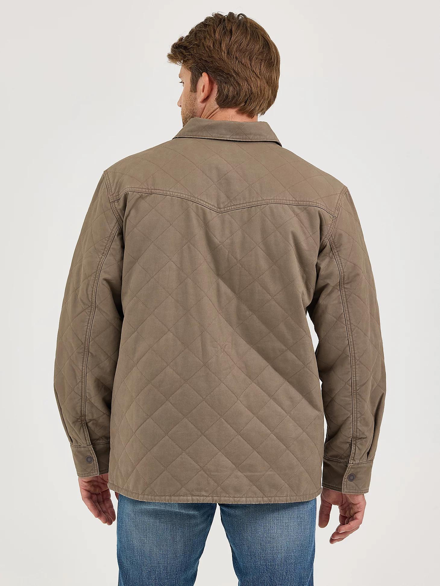 Men's Reversible Quilted Jacket in Chocolate Chip Product Image