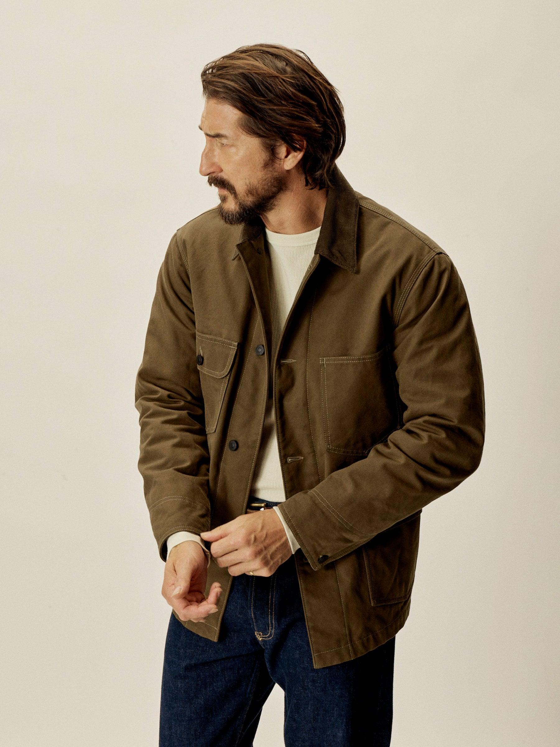 Oarweed Dry Waxed Canvas Highland Jacket Product Image