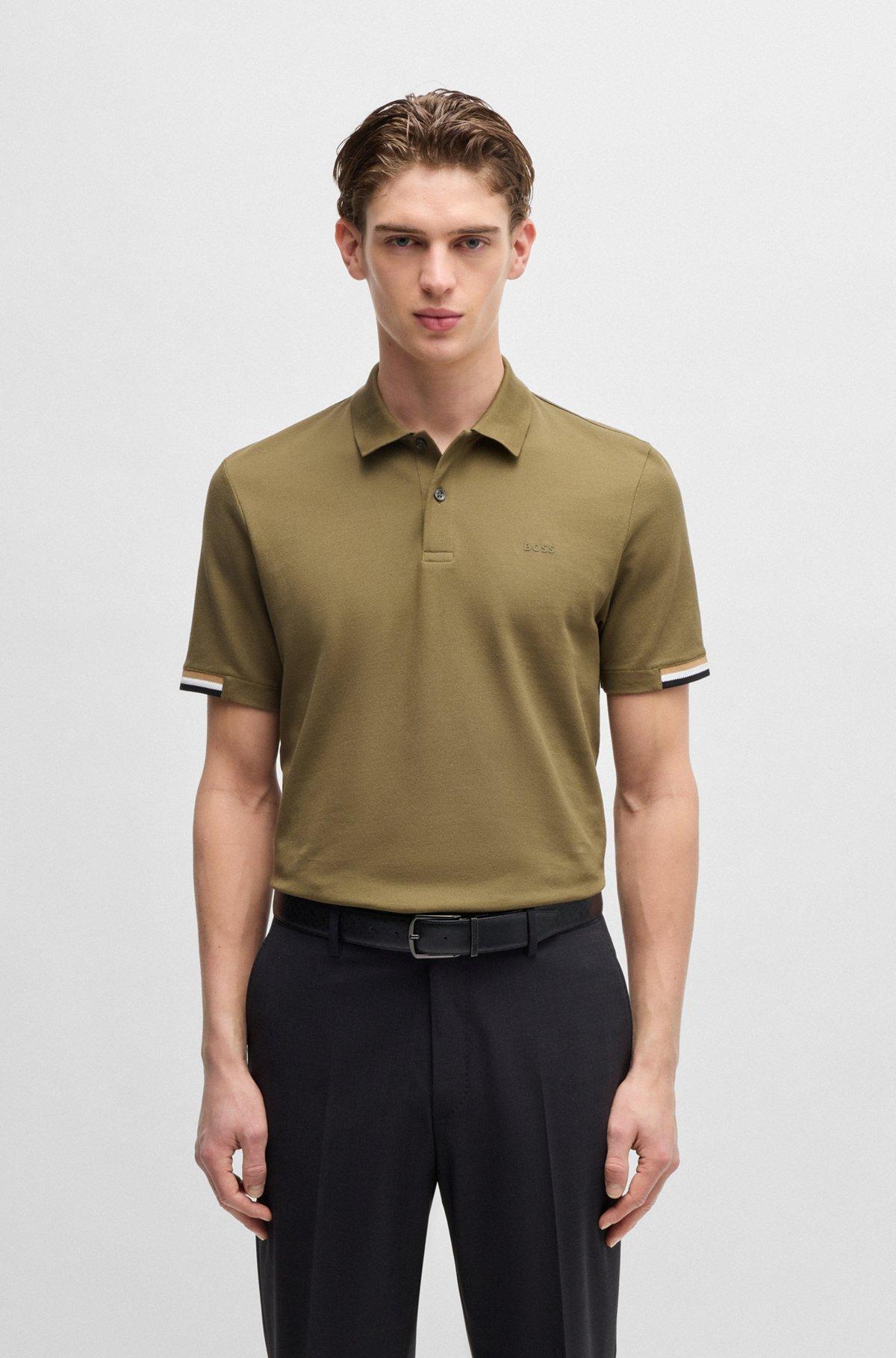 Reversible belt in monogrammed and structured Italian leather Product Image