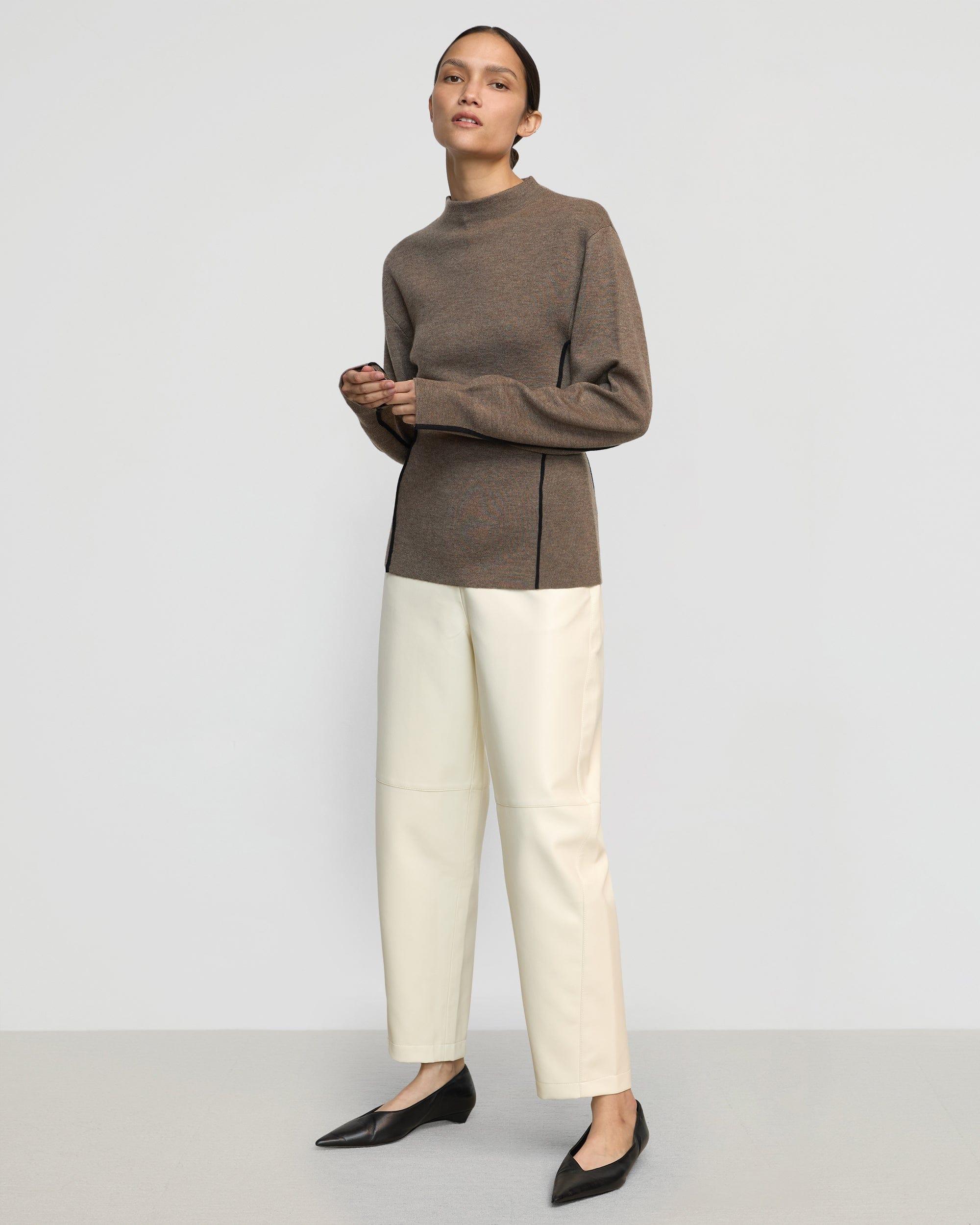 Clarice Contrast-Piping Sweater Product Image