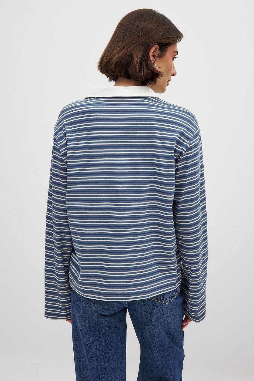 Long Sleeve Polo Shirt Product Image