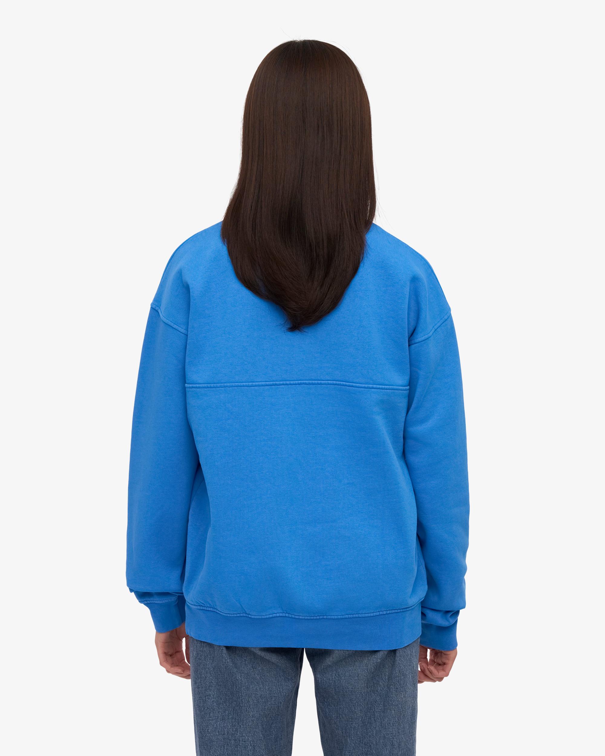Organic Quarter Zip - Pacific Blue Product Image