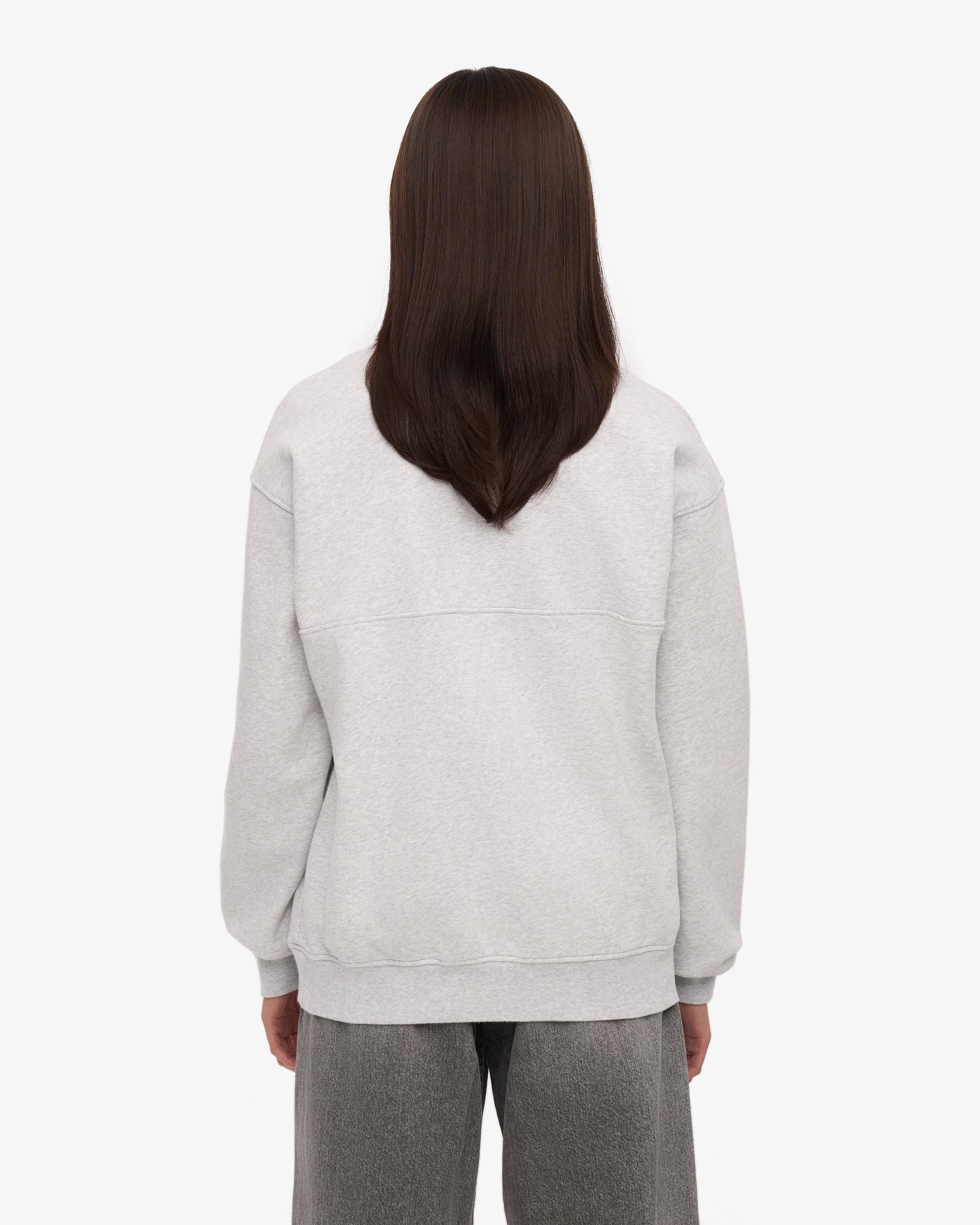 Organic Quarter Zip - Snow Melange Product Image
