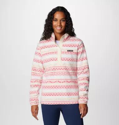 Columbia Women's Benton Springs Printed Half Snap Fleece Pullover- Product Image