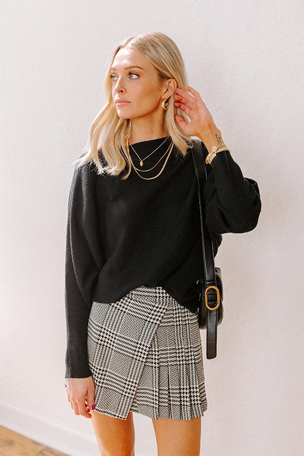 Caffeine Crush Top In Black Product Image