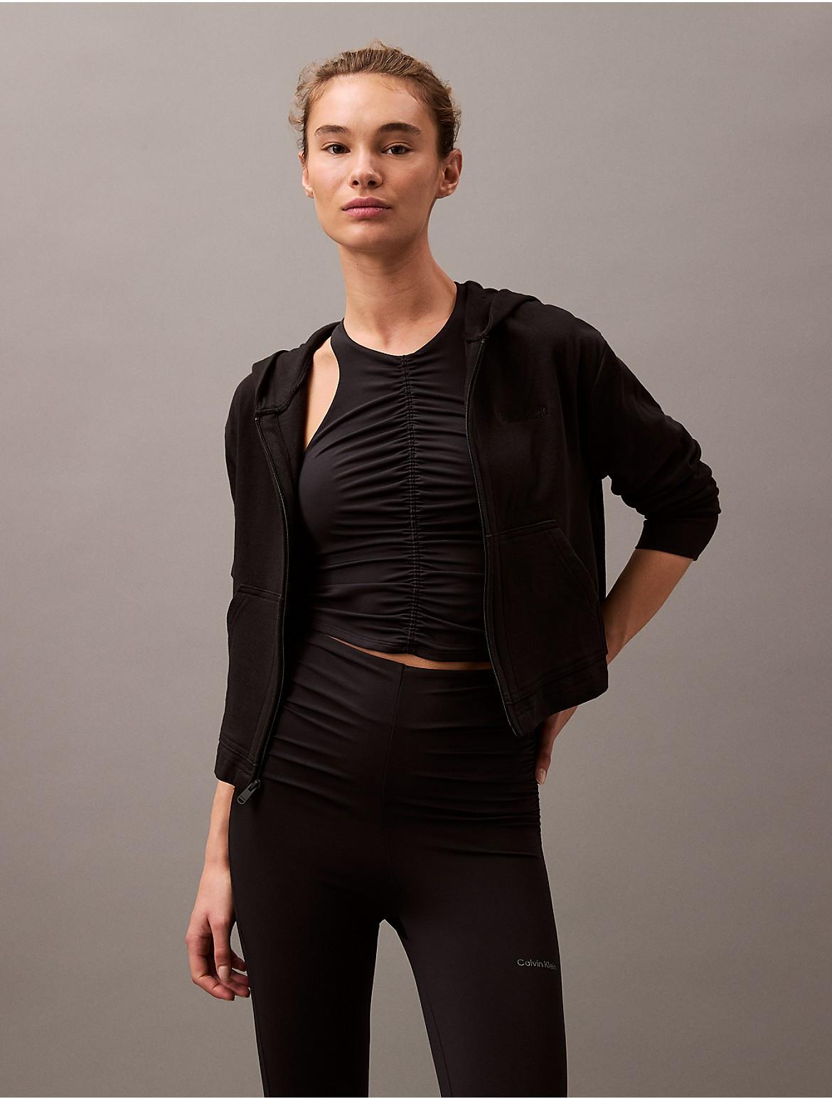 Calvin Klein Womens Terry Lounge Zip Hoodie Product Image