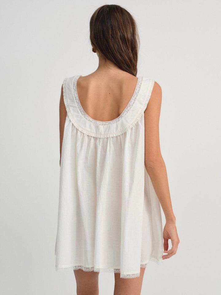 Venetia Slip Dress — Vintage Cream Product Image