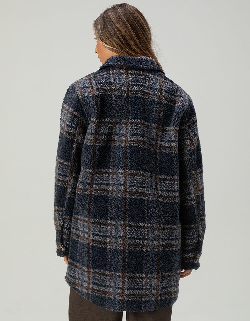 VOLCOM Silent Sherpa Womens Jacket - BLUE COMBO Product Image