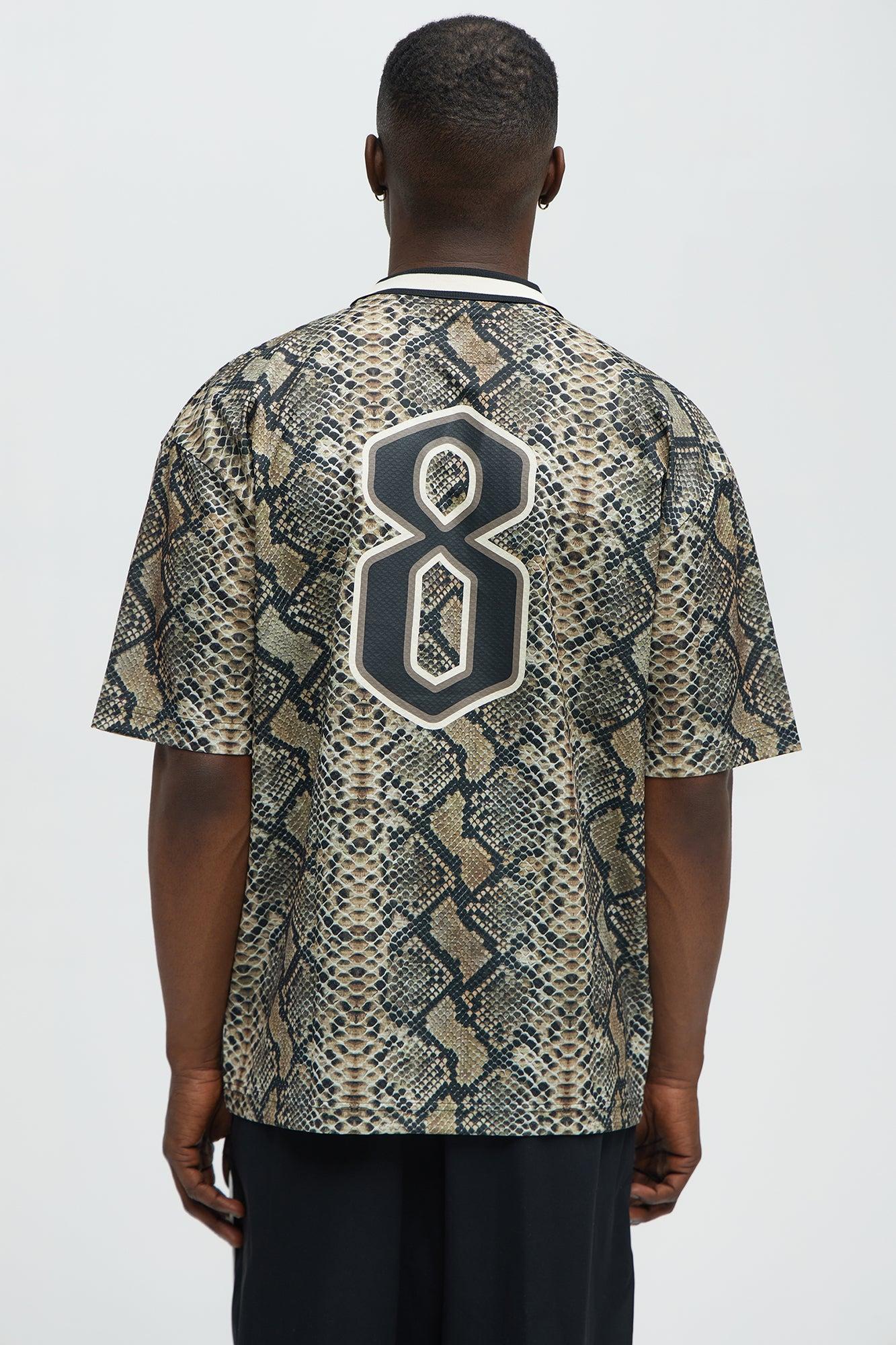 Snake LA Johnny Collar Soccer Jersey - Natural/Combo Product Image