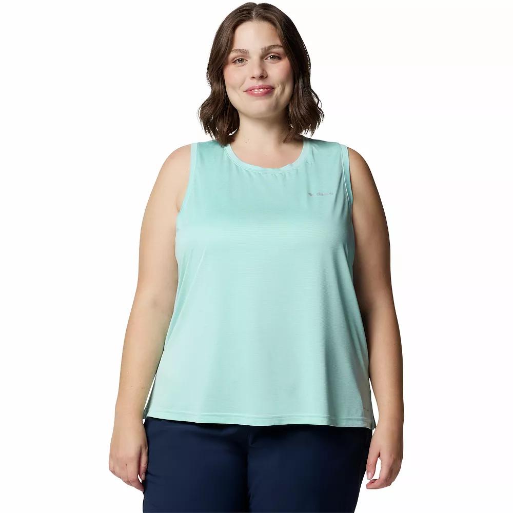Plus Size Columbia Bluevista Hill™ Omni-WICK™ Tank Top, Women's, Size: 2XL, Spray Product Image