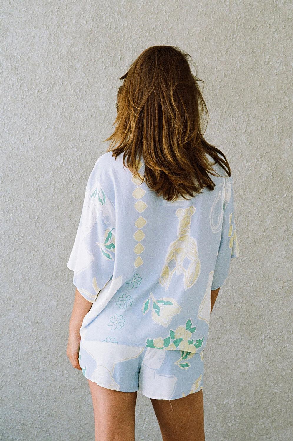 Thessy Top - Ciao Blue Product Image