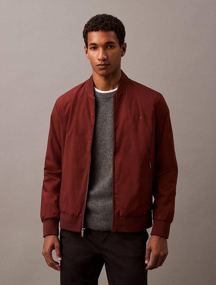 Matte Bomber Jacket Product Image